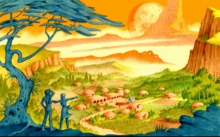 Ur-Quan Masters landscape illustration